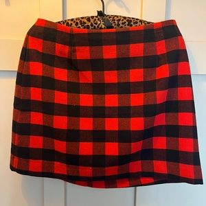 Plaid Skirt